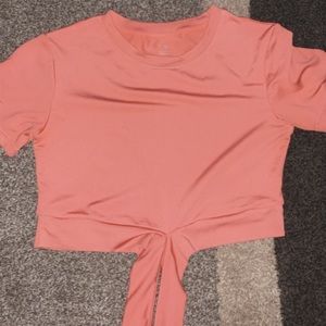 NVGTN dusty rose crossbody tee